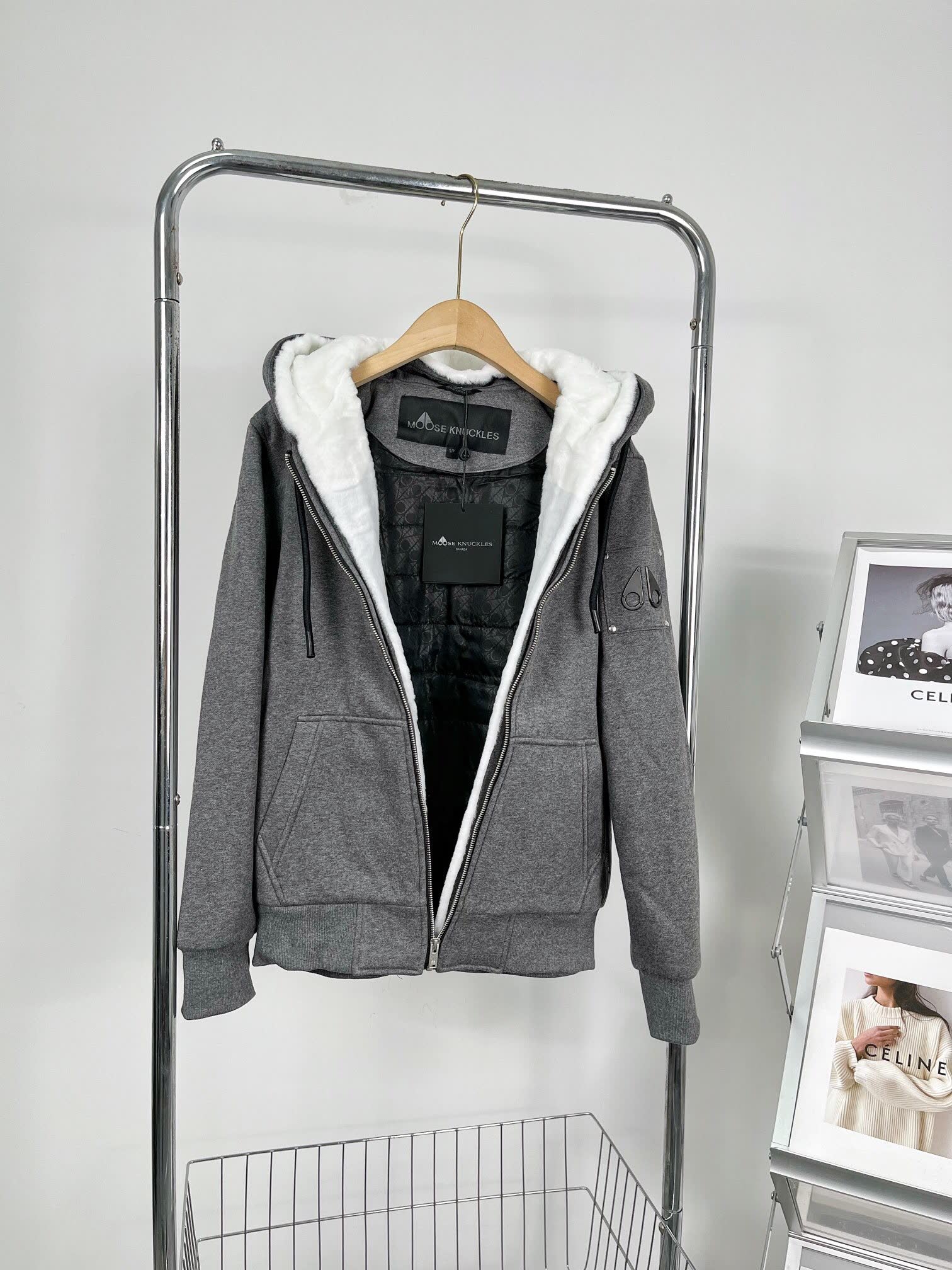 Moose Knuckles Hooded Zip Jacket